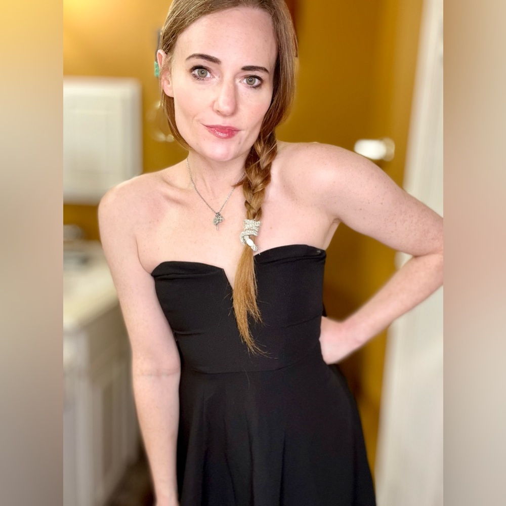 H&M Black Strapless Cocktail Dress - (they don’t make it anymore!!) - Picture 3 of 12